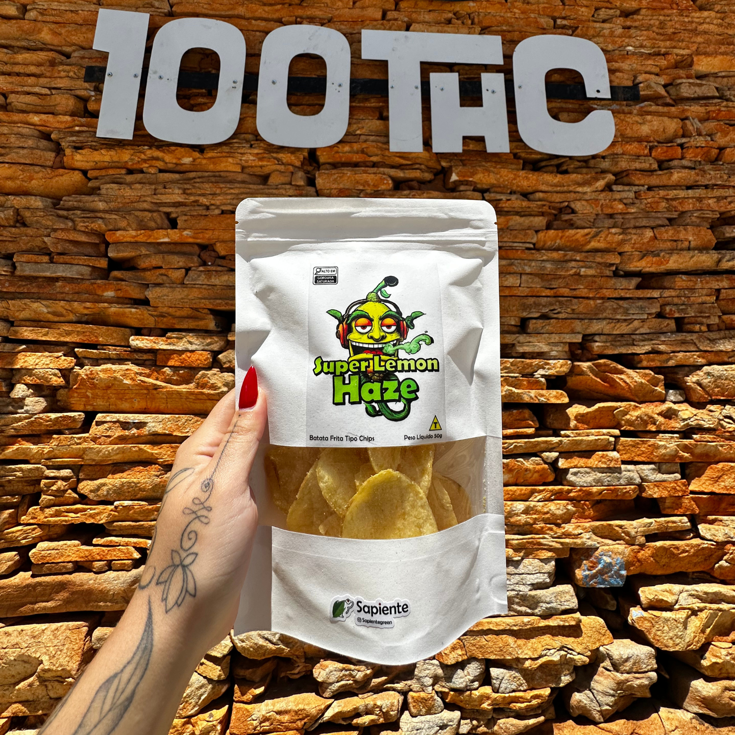 Batata Chips Super Lemon Haze – Sapiente | 50g