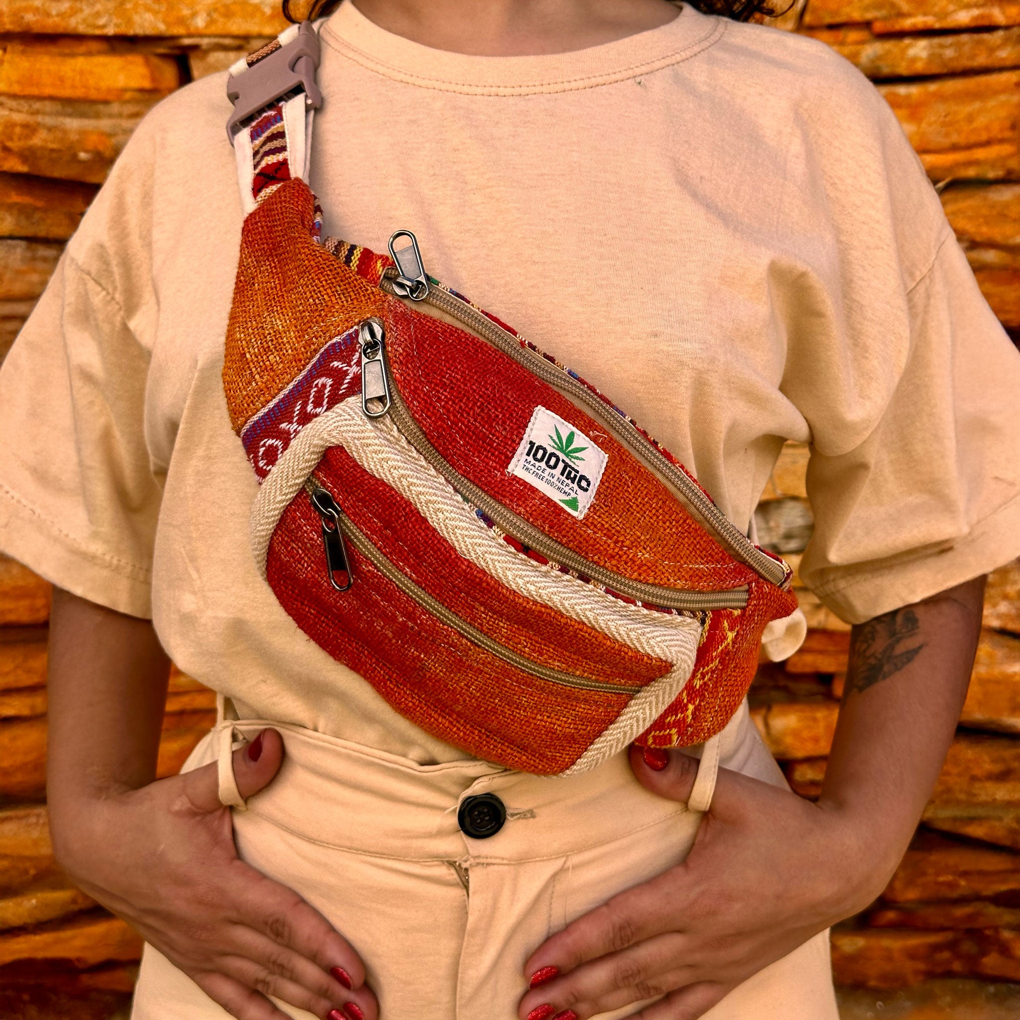 Pochete de Cânhamo 100THC Artesanal Made in Nepal