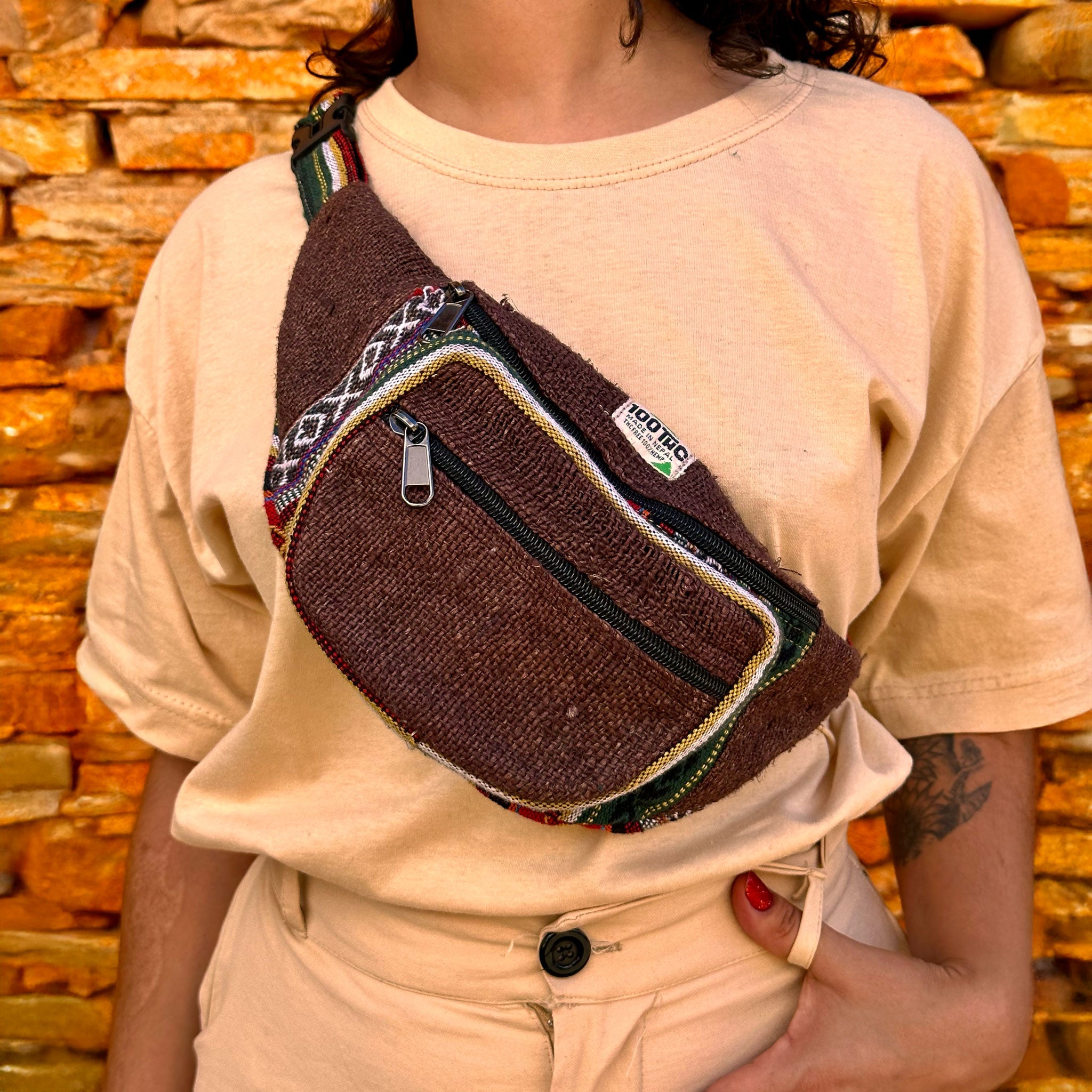 Pochete de Cânhamo 100THC Artesanal Made in Nepal