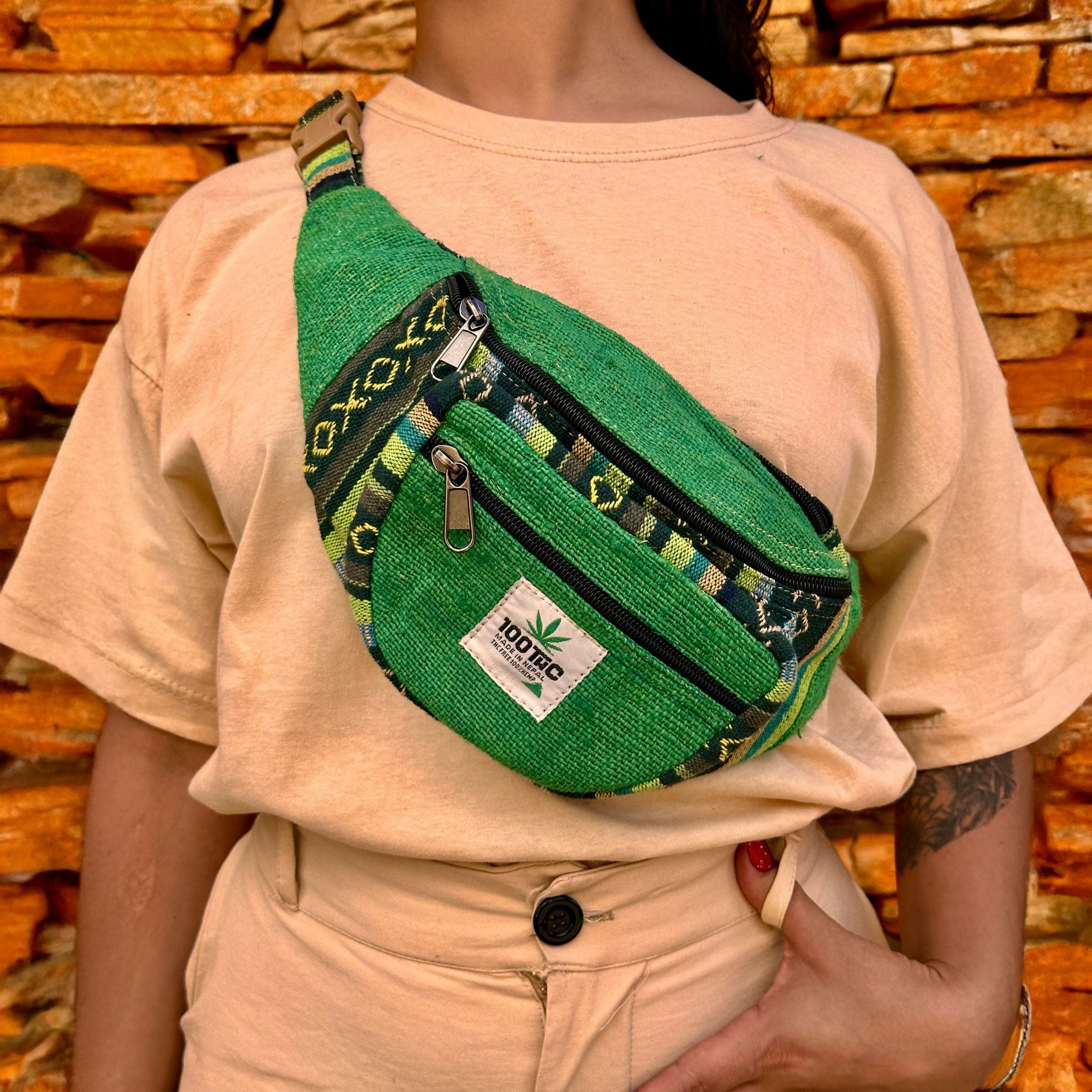 Pochete de Cânhamo 100THC Artesanal Made in Nepal