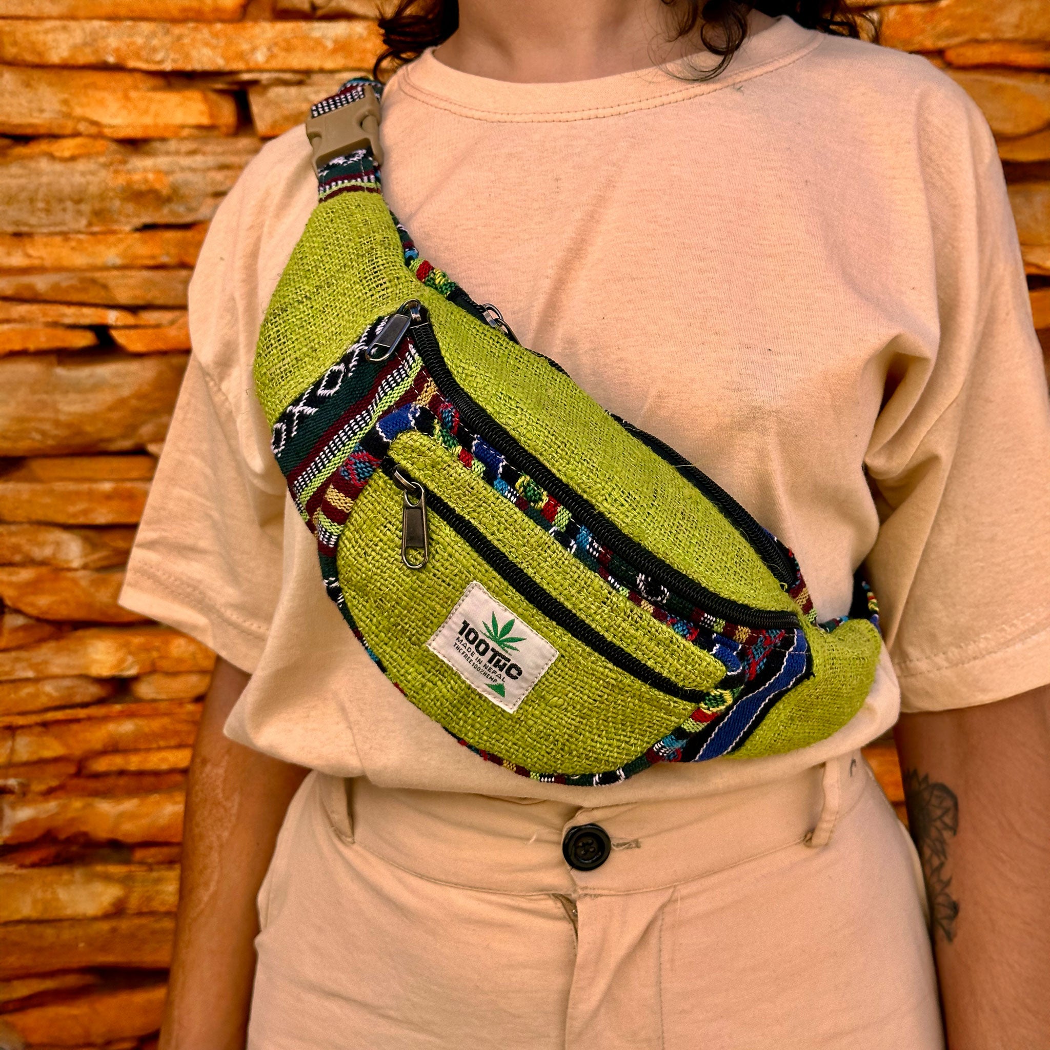 Pochete de Cânhamo 100THC Artesanal Made in Nepal