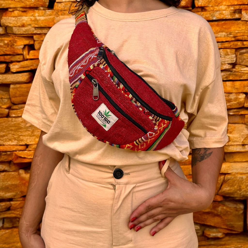 Pochete de Cânhamo 100THC Artesanal Made in Nepal