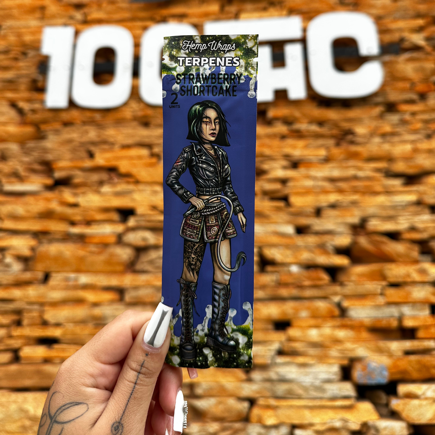 Hemp Wraps Terpenes Strawberry Shortcake | 2 Unidades