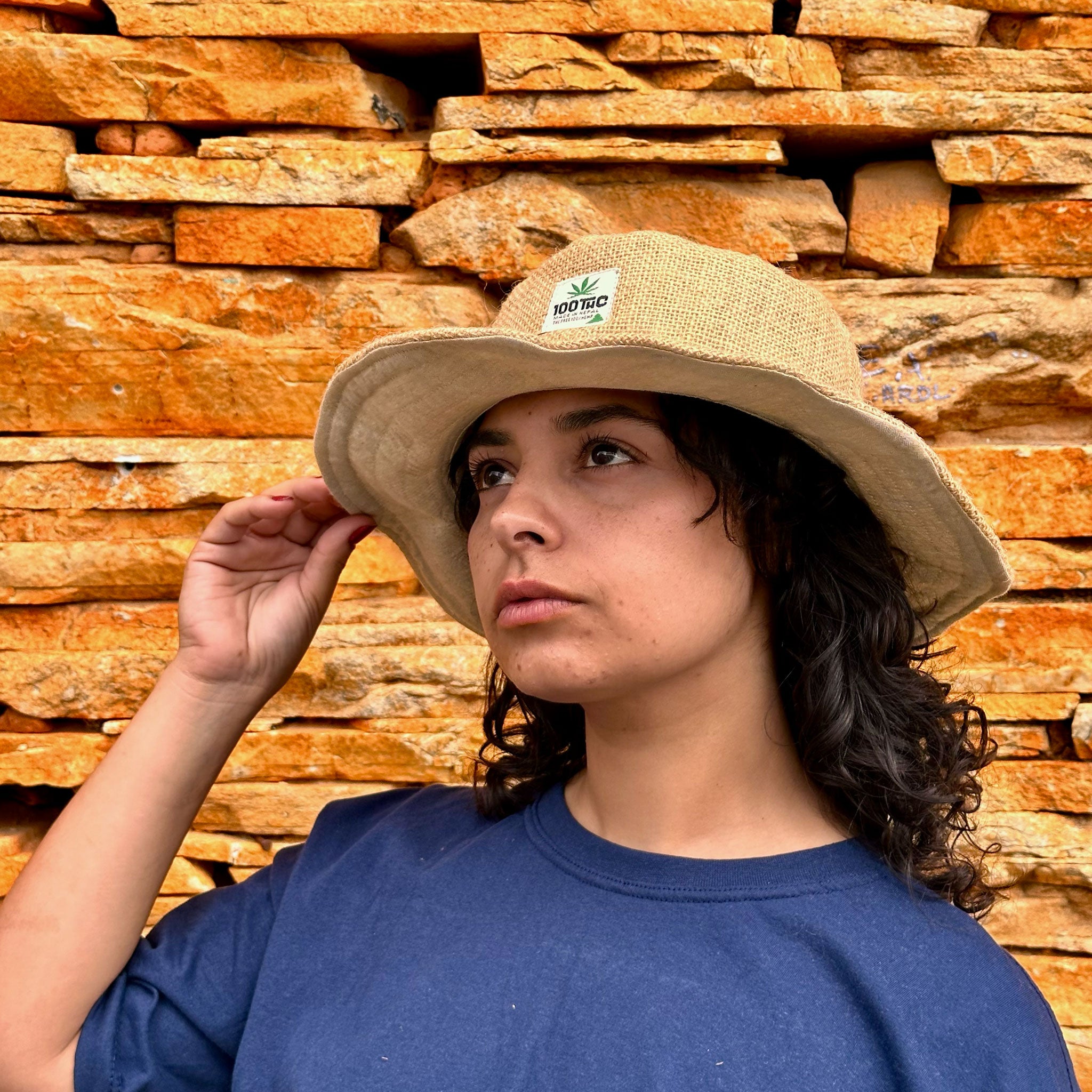 Chapéu de Cânhamo 100THC Artesanal Made in Nepal