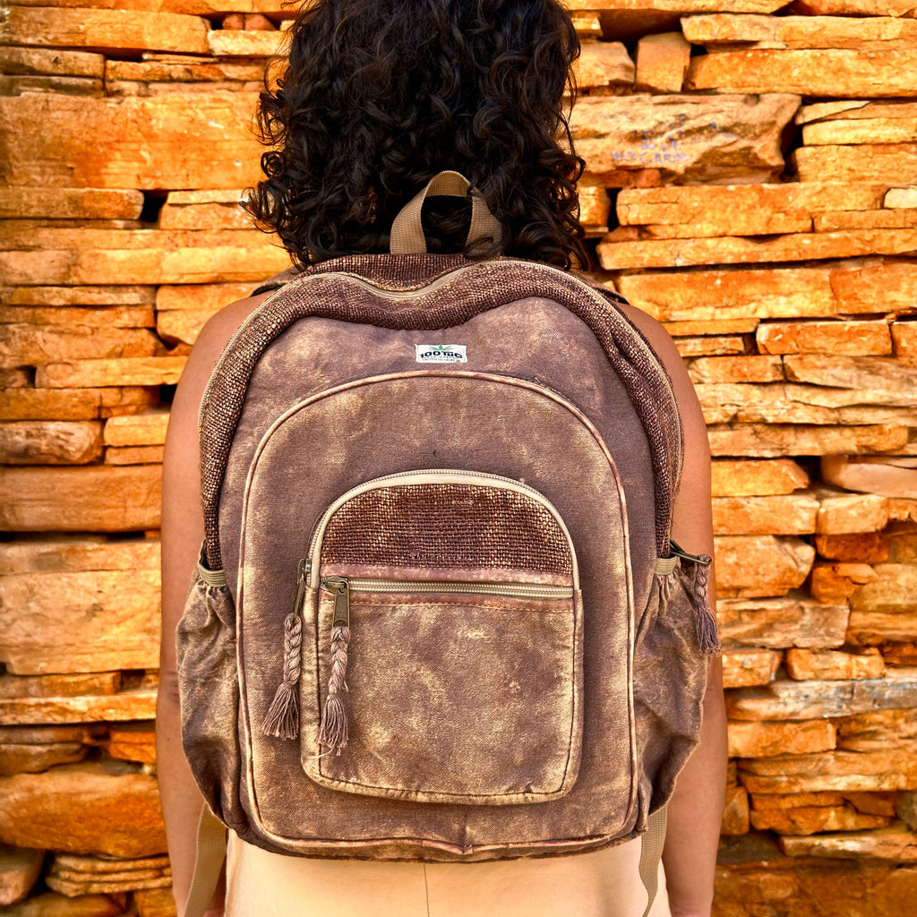Mochila de Cânhamo 100THC Artesanal Made in Nepal