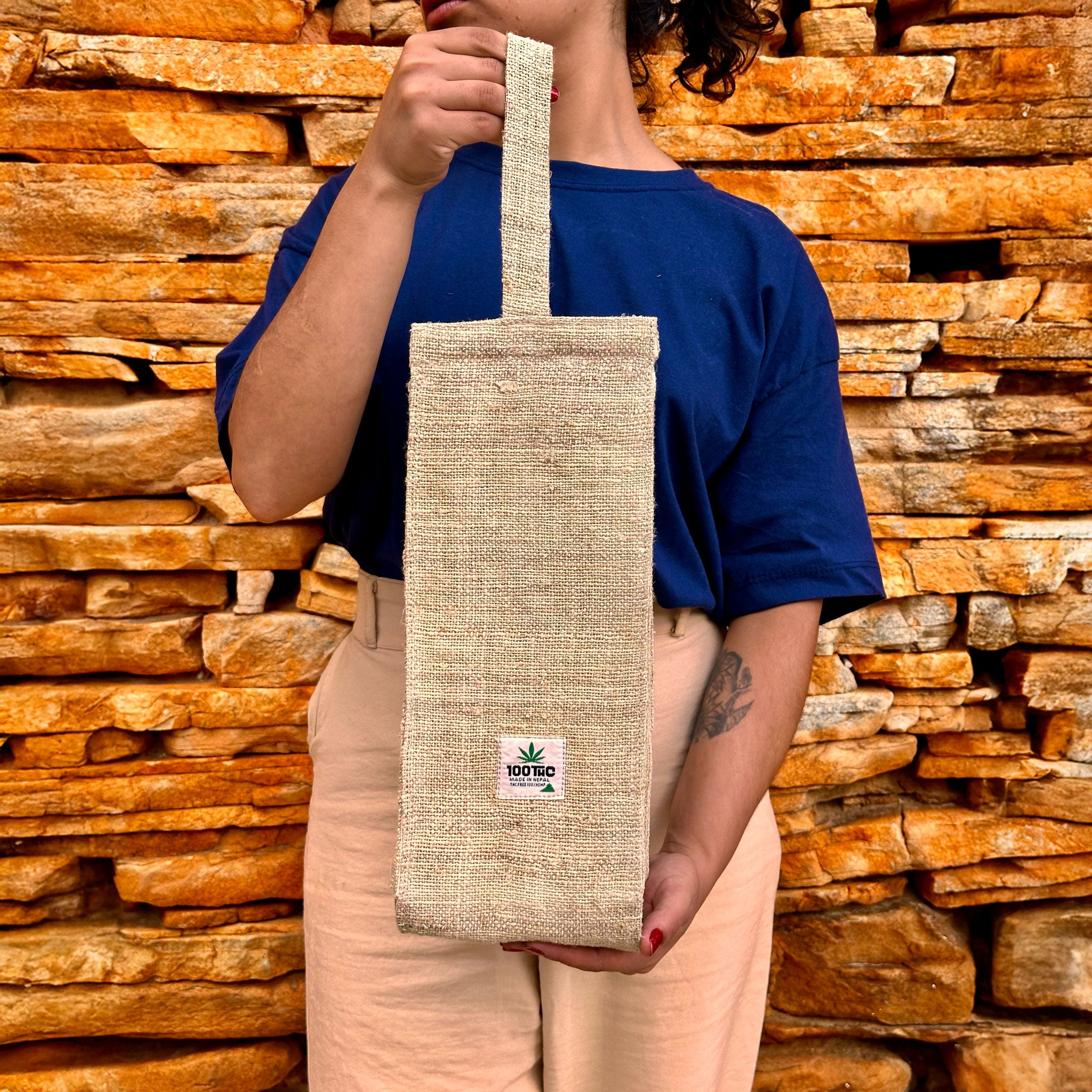 Porta-Vinho de Cânhamo 100THC Artesanal