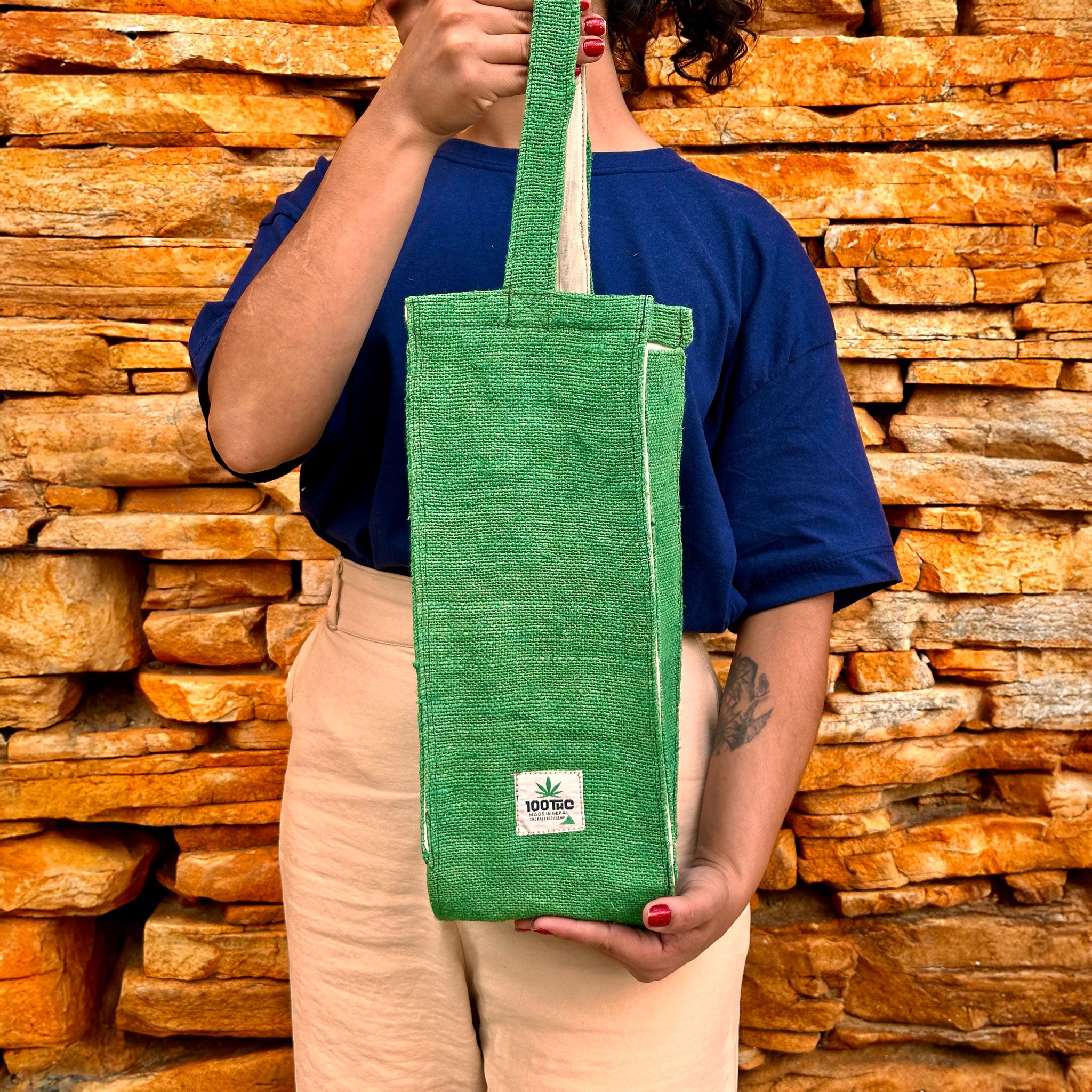 Porta-Vinho de Cânhamo 100THC Artesanal